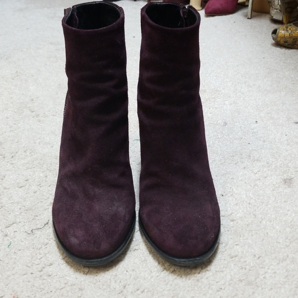 Rag and Bone suede heeled ankle boots